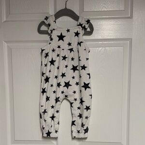 Angel Dear Black and White Star One Piece